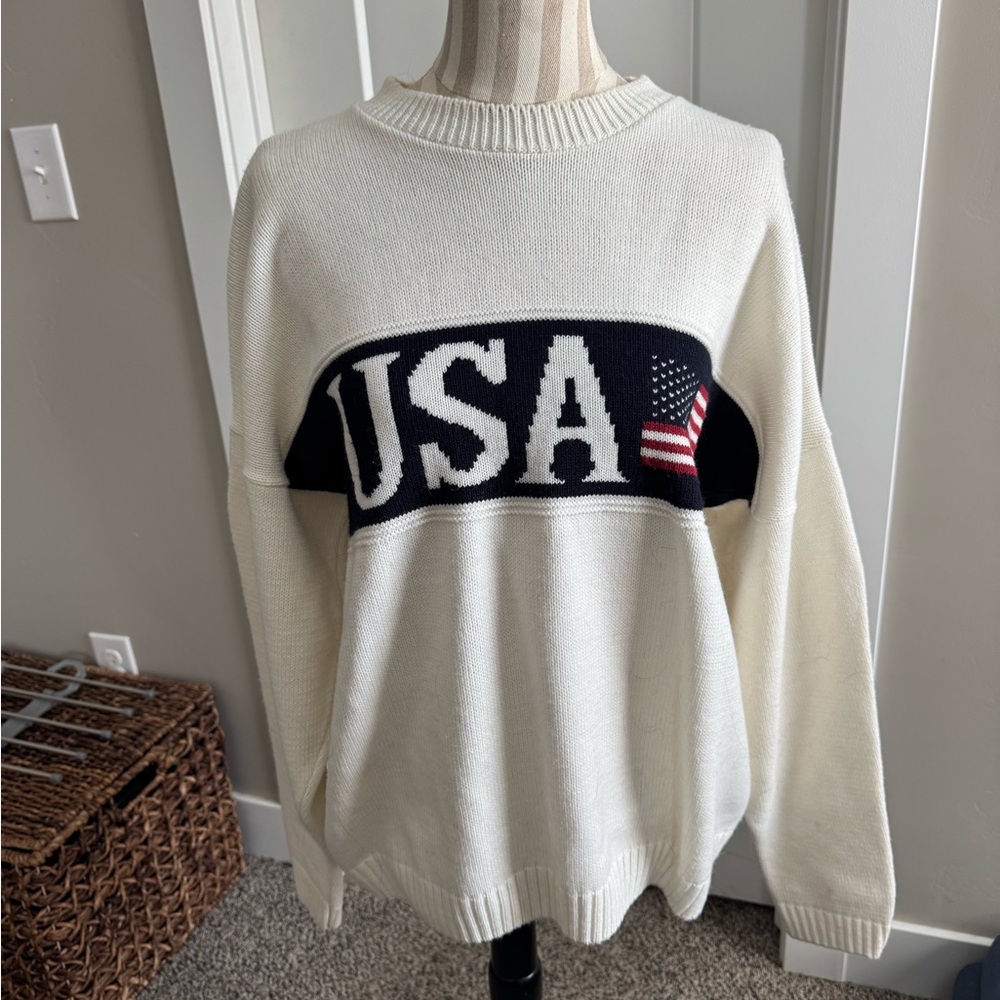 New Era White Sweater